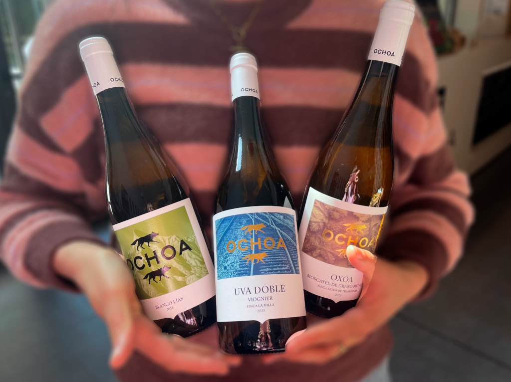 vinos blancos bodegas ochoa